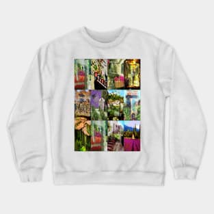 Collage " Le Provence" Crewneck Sweatshirt